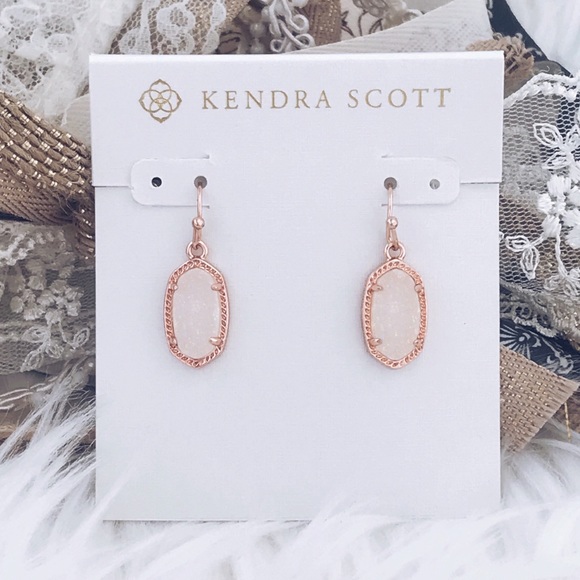 KENDRA SCOTT • Iridescent Drusy Lee Earrings - Picture 5 of 5